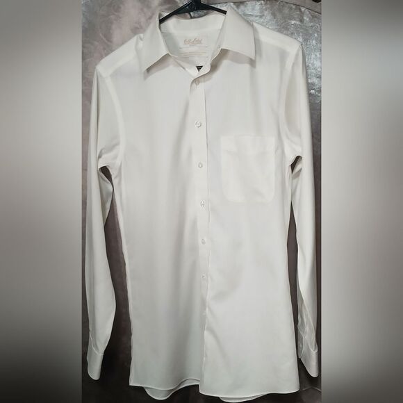 Roundtree & Yorke Cream Dress Shirt - Picture 2 of 5